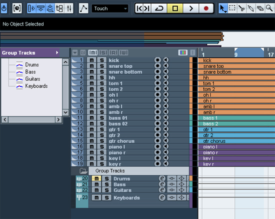 Be Organized Before Mixing With Cubase Be Organized Before Mixing With Cubase
