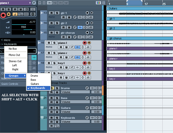 Be Organized Before Mixing With Cubase Be Organized Before Mixing With Cubase